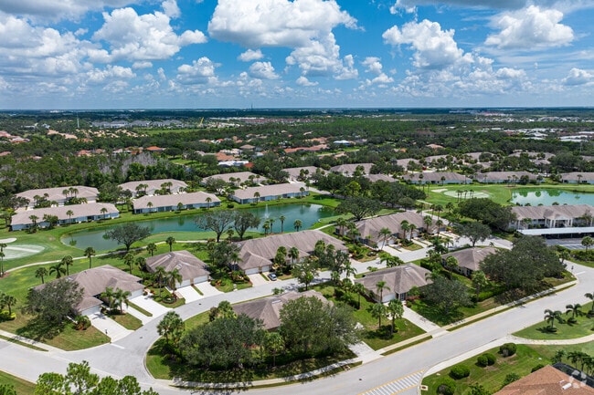 Villages at Country Creek has a diverse collection of home styles built around ponds and greens.