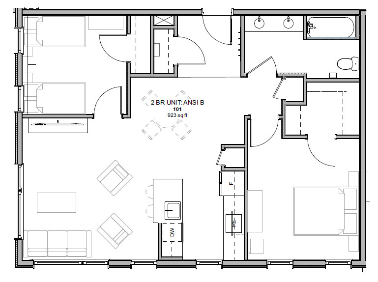 Plano de planta - Cedar Pointe