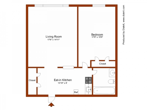 1HAB/1BA - 312 Park Avenue Apartments