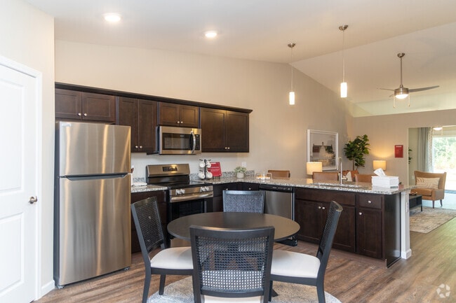 Forestwood - 2BR,2BA - 1,287SF - Kitchen - Redwood Hickory