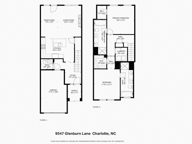Foto del edificio - "Exquisite  2-Bed Townhouse with 2.5 Baths in Prime Charlotte Location – 1,531 Sq Ft of Comfort!"