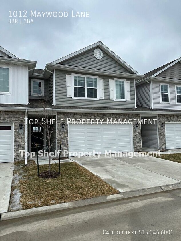 1012 Maywood Ln, Waukee, IA 50263 Townhome Rentals in Waukee IA