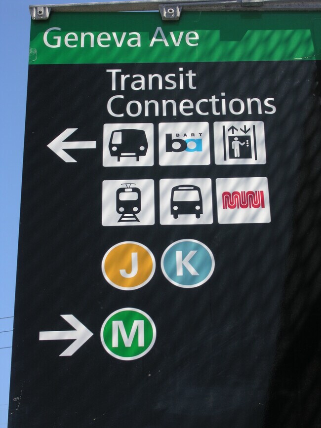 bus and train lines - 124 Ellington Ave