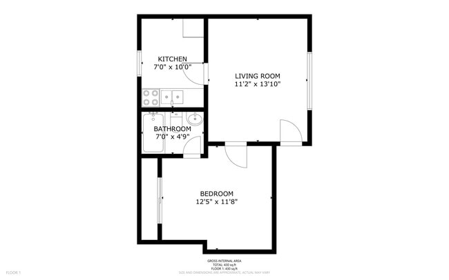 Building Photo - 1 Bedroom, 1 Bathroom Apartment