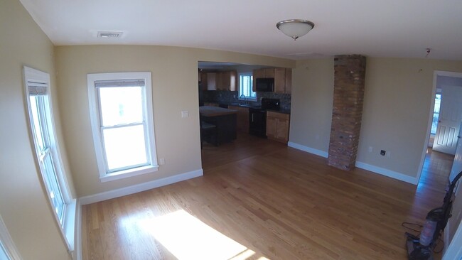 Living room looking into the kitchen - 52 Salem Street