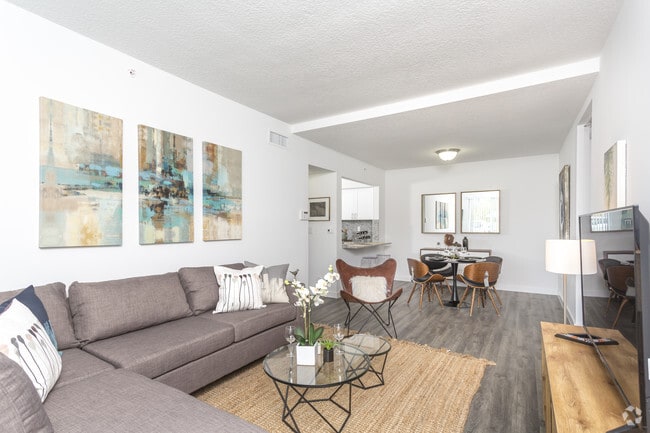 LIVING-DINNING AREA - The Heights at Coral Town Park Apartments