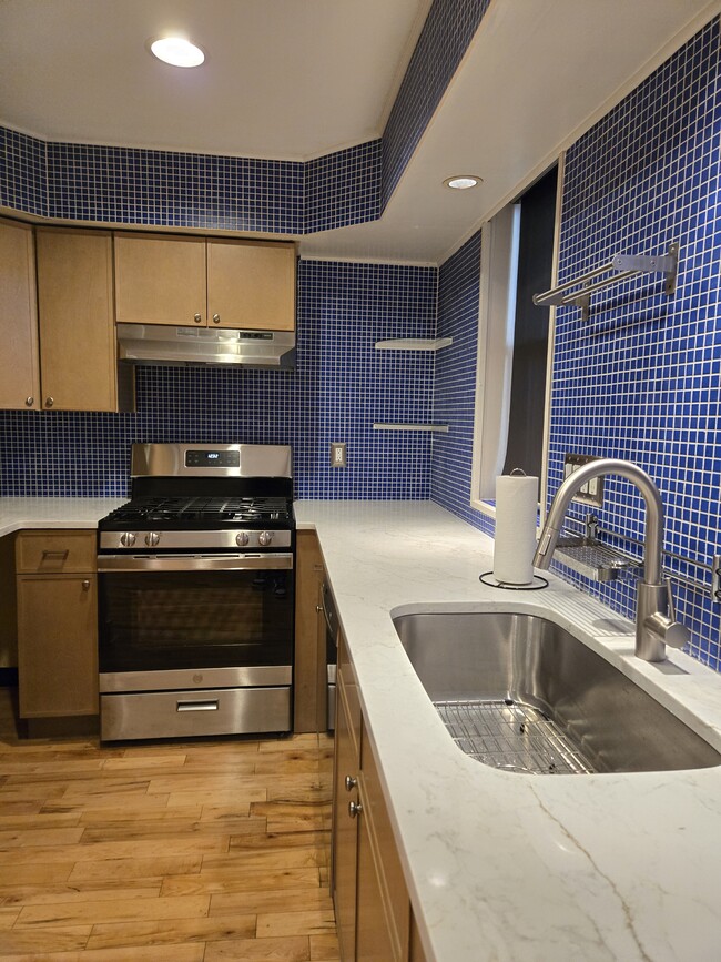 Brand new stove, sink, faucet, garbage disposal. - 862 N Lawrence St