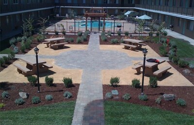 Patio - Redwoods Apartments