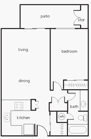 1BR/1BA - Portola Senior Apartments