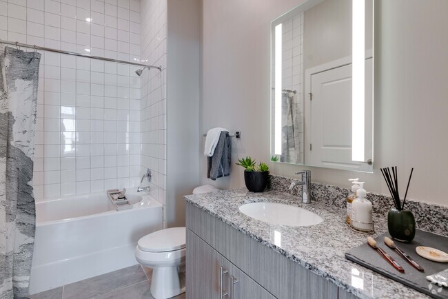1BR, 1BA - 716SF - The Baxly Apartments