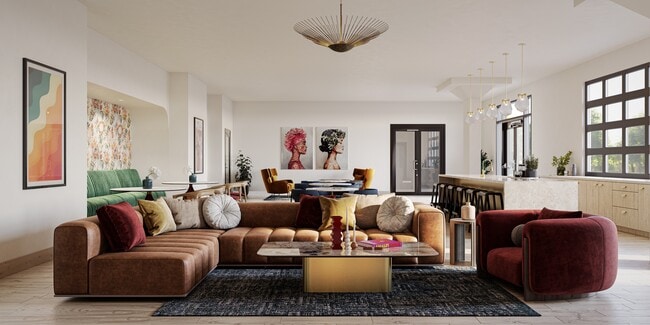 Representación de la casa club - Wixby House