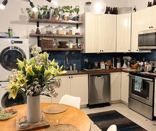 Updated Kitchen with modern appliances - 108 W 2nd St Apartment