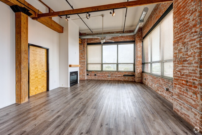 1BR, 1BA - 1,375SF - Living Room - Cascade District Lofts