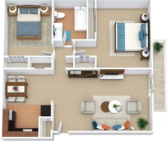 Foto del interior - Flats at Wildwood