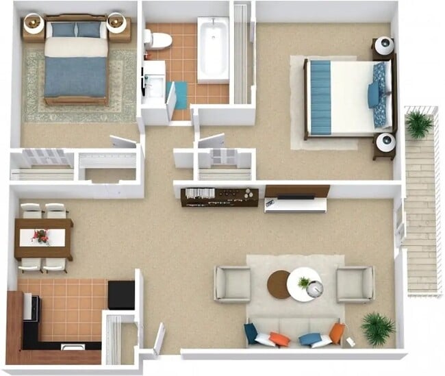 Interior Photo - Flats at Wildwood