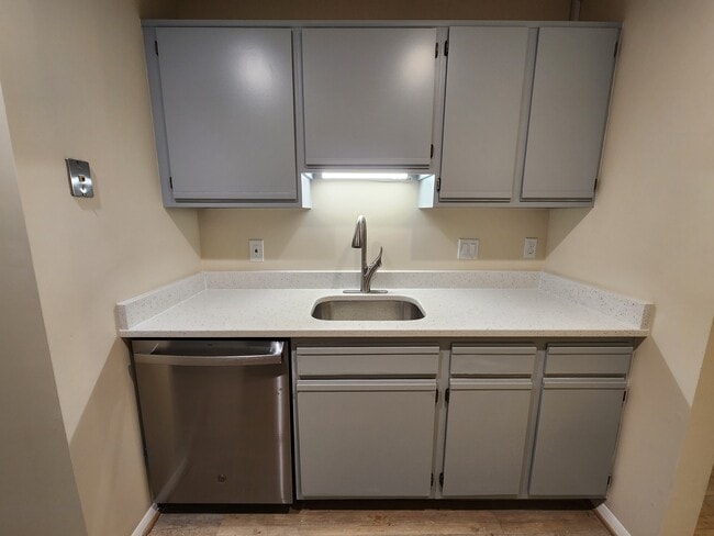 Brand-new countertops, sink, and dishwasher - 7908 Pearlbush Dr Apartment