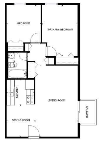 Maple Park – 2 Bedroom, 1 Bathroom