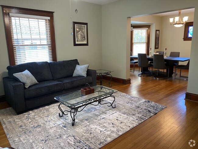 Living room to dining room view - 719 Pine St