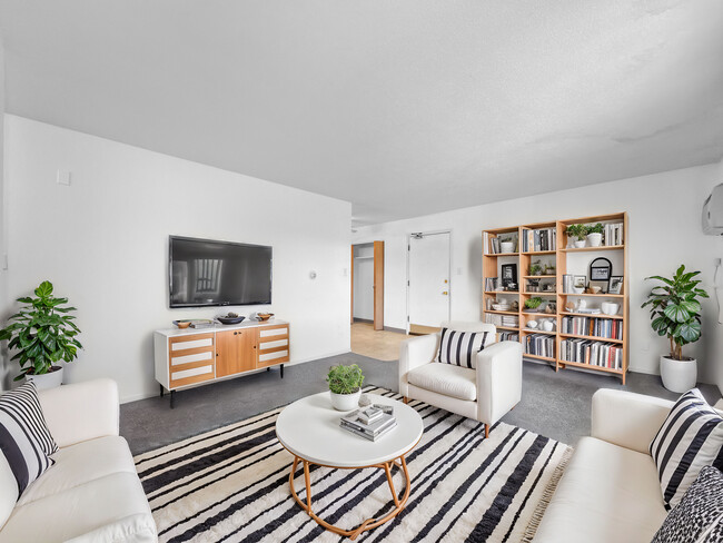 Living Room - Elm Village Apartments