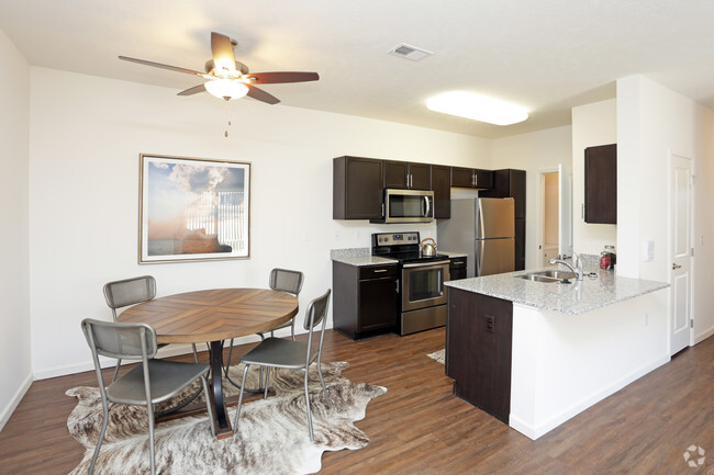 Kitchen - Antler View Apartments