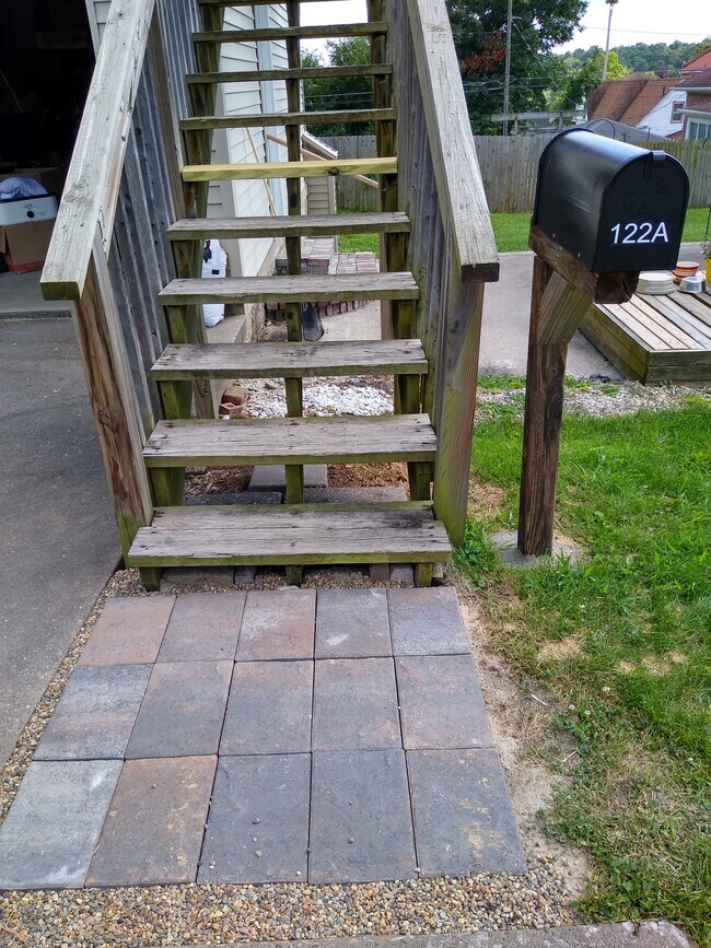Front steps - 122 N Hayden St