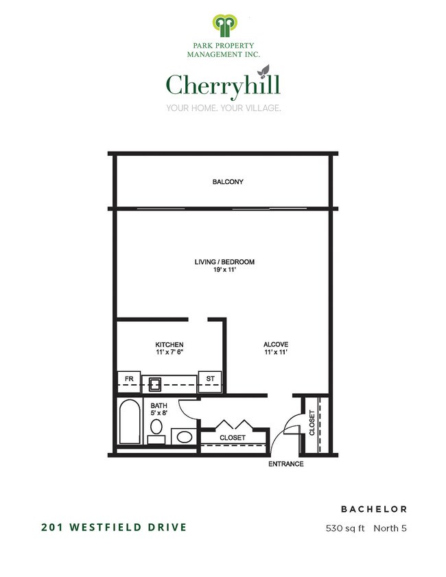 Plan d'étage - 201 Westfield Dr