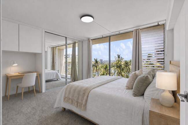Photo - Waikiki 1BR/1BA with Ala Wai Canal & Mountain Views — Wraparound Lanai, Utilities Included Apartment