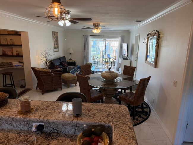 view from bar to lanai - 1490 Memoli Ln