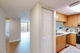 Located at 15690 Bull Run Rd in Miami Lakes, FL, this 2-bedroom, 3-bathroom residence offers a well-designed single-floor layout with a clean, contemporary aesthetic. Light wood-style flooring runs throughout the main living areas, creating a bright and cohesive feel. The combined living and dining area is spacious and open, featuring a pass-through to the kitchen and large floor-to-ceiling sliding glass doors that lead to a private balcony, filling the space with abundant natural light and outdoor views. The kitchen is efficiently designed with warm wood cabinetry, stainless steel appliances including a range and refrigerator, a double sink, and light countertops. The primary bedroom is generously sized, offering a window with garden views and direct access to a hallway lined with multiple closets — nine closets in total throughout the home, providing exceptional storage. The second bedroom also features light flooring and a bright window. All three bathrooms are clean and functional, each outfitted with tub/shower combinations and vanities with modern hardware. Hallways connect the rooms seamlessly, and the textured ceilings and neutral wall tones lend a calm, move-in-ready atmosphere throughout the entire residence.