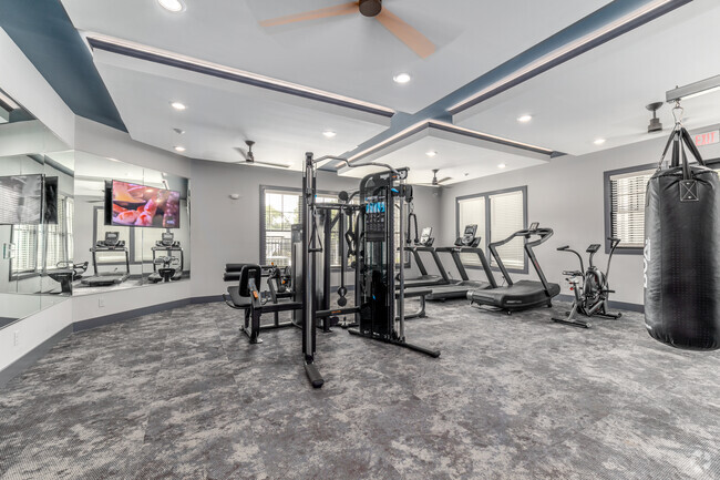 Fitness Center - Evolve at Parkway Apartment Homes