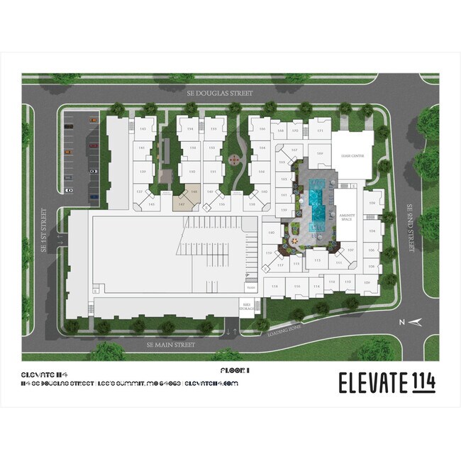 Mapa del sitio de Elevate 114 - Elevate 114 Apartments of Lees Summit