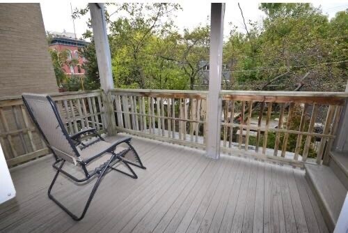 Back porch - 2134 N Racine Ave