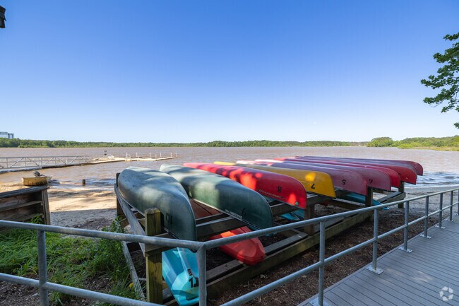 Rent a boat at Lake Crabtree County Park in Morrisville.