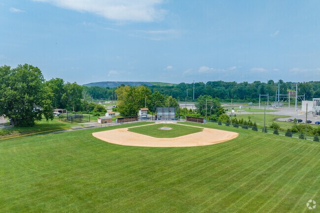 Berks County Park along Main Street in Birdsboro features a large baseball field.