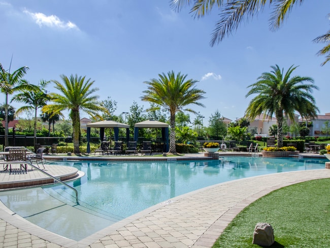 Resort Style Pool and Cabanas - The Point at Royal Palm Beach