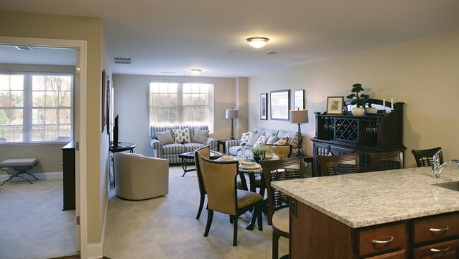 Living Room - Harrison Hill Apartments