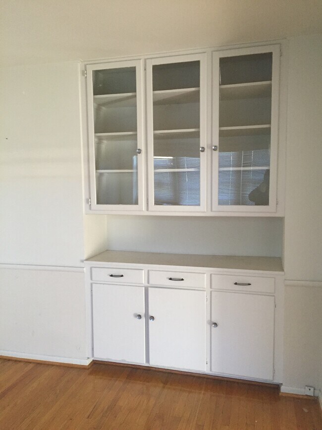Built in China cabinet - 1520 Veteran Ave