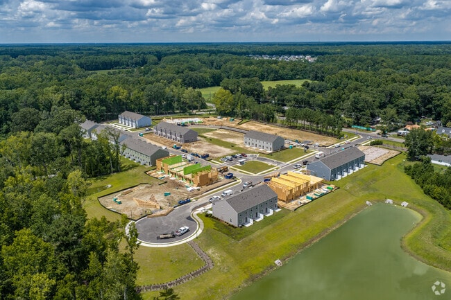 Aerial Photo - Central Townhomes