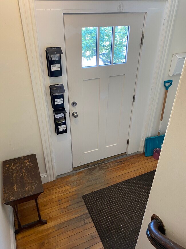 Front hall outside of apt door - 82 Beckett St