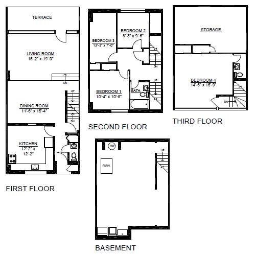 4BR/3BA - Potsdam Townhouses