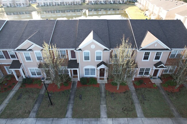 front yard aerial - 6768 Arching Branch Cir