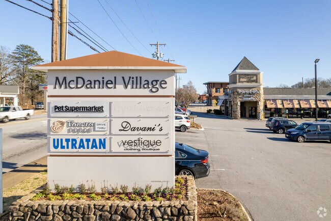 McDaniel Shopping area has all your retail needs.