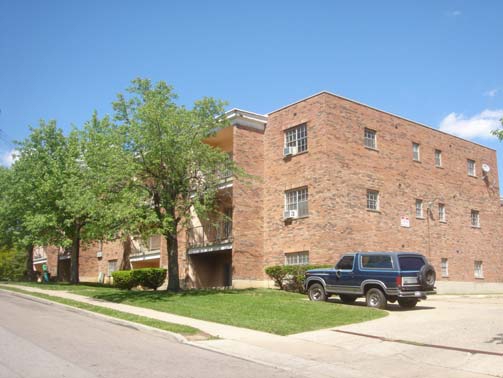 Side View with Balconies - Westwood Apartments