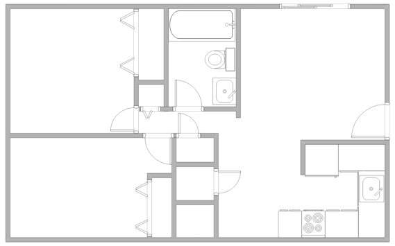 Plano de planta - Commonwealth Village