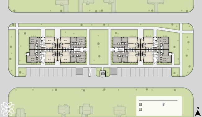 Siteplan - Water Trail Row