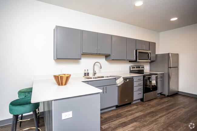 1BR, 1BA - 673 SF - Keystone on 8th