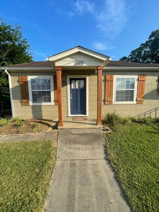 Front Door leads into living room - 2415 Old North Hills St