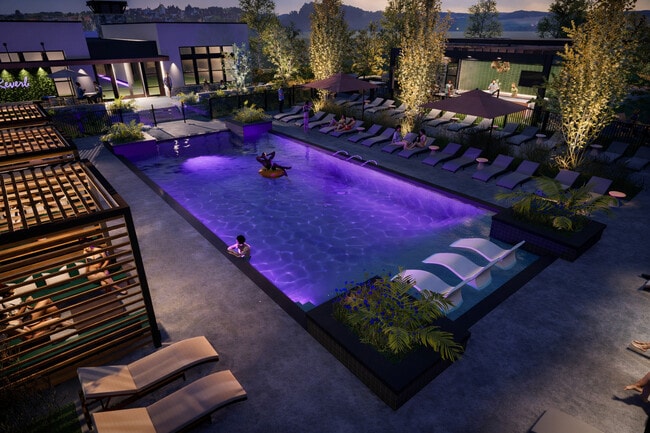 55-Gallon Resort Style Pool - Reverb Apartments