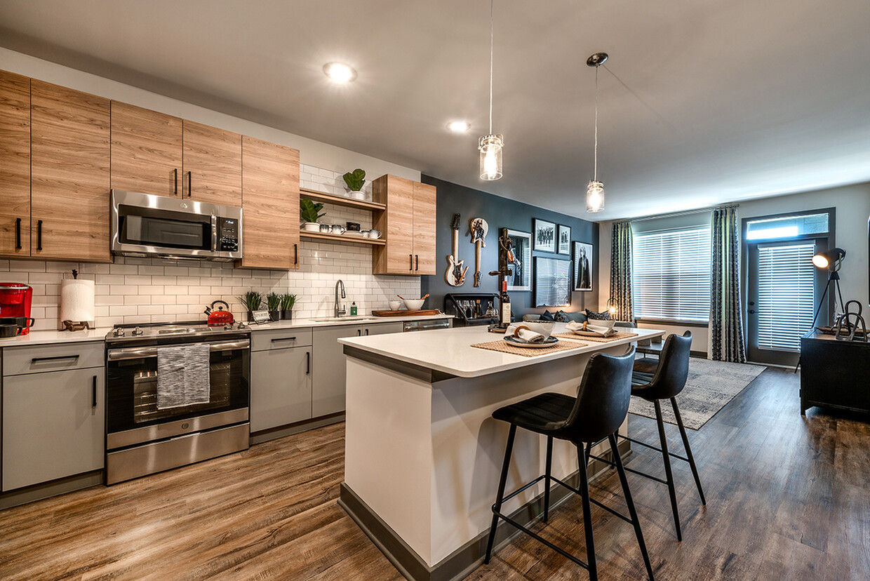 Apartment Kitchen - The Point at Ridgeline