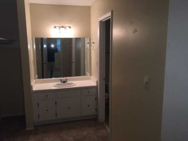 Walk-in closet with vanity - 1100 Skyland Dr